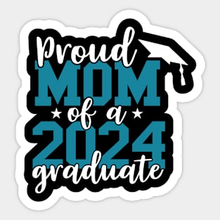 Proud Aunt Of A 2024 Graduate For Family Graduation Sticker